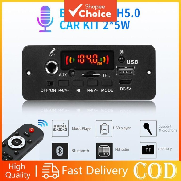 Placa Amplificadora Bluetooth MP3 10W  Módulo de 