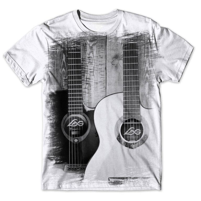 Camisa Camiseta Masculina Musica Violão 10