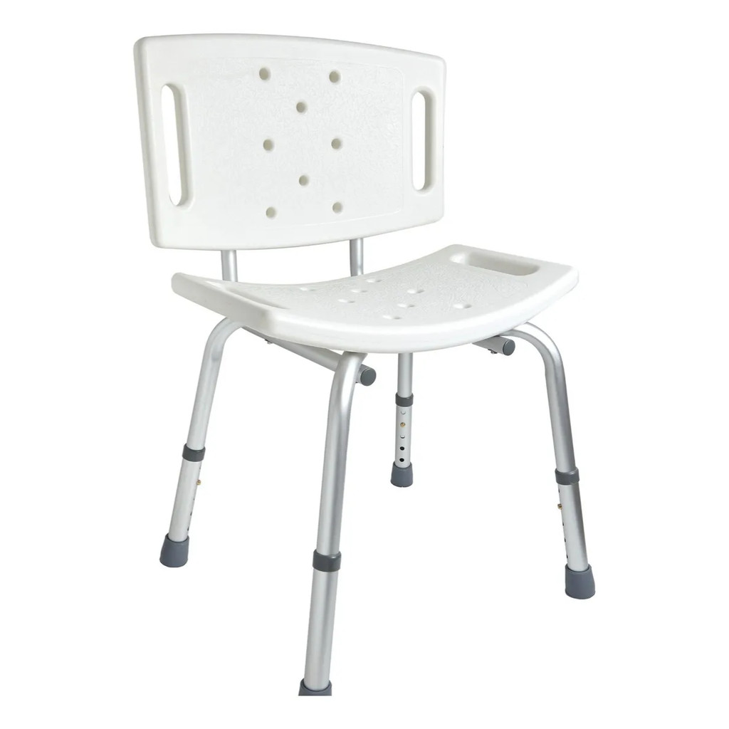 Banqueta De Banho Com Encosto Supermedy geriátrica idoso 100kg