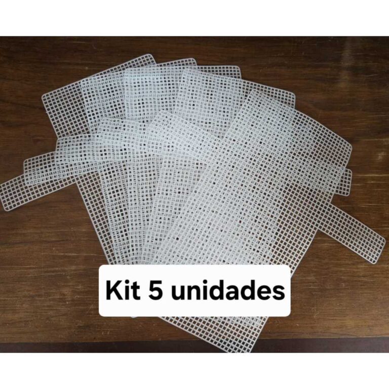 Kit Tela para Estruturar bolsas Malha chenille par