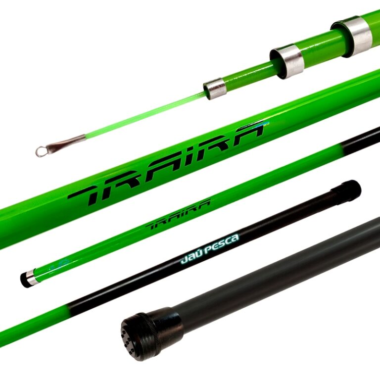 Vara Telescópica Gomo Longo Traíra  Anéis de A�