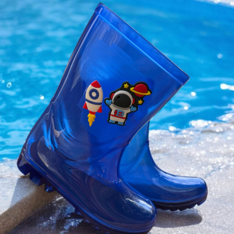 Galocha Infantil Menino Cano Alto Antiderrapante I