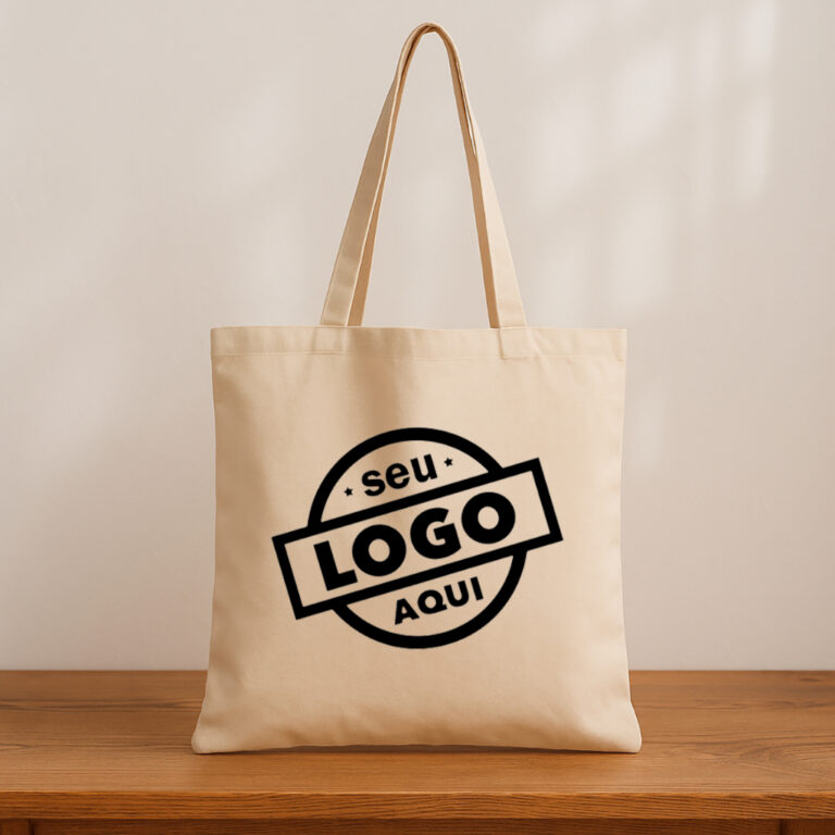 Sacola bag personalizada frente e verso  Nylon