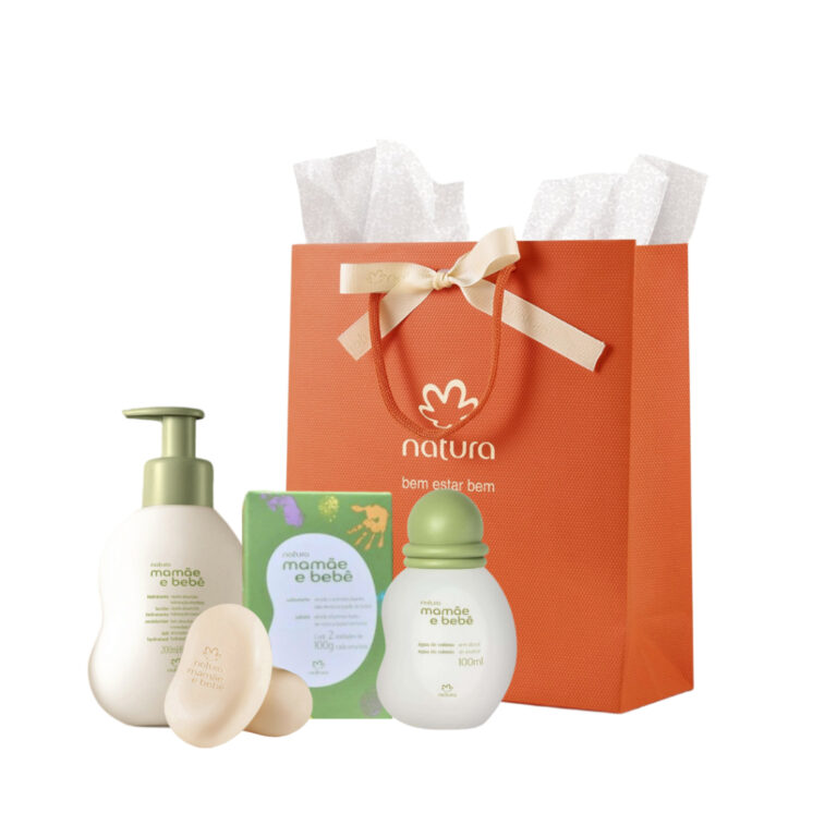 Kit Presente Mamãe e Bebê Natura Colônia 100ml 