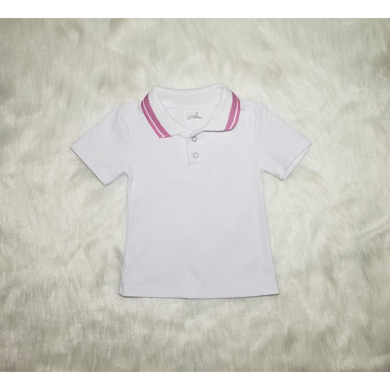 POLO FEMININA CAMISETA INFANTIL BLUSA JUVENIL BEBÊ MENINA 0 ao 16