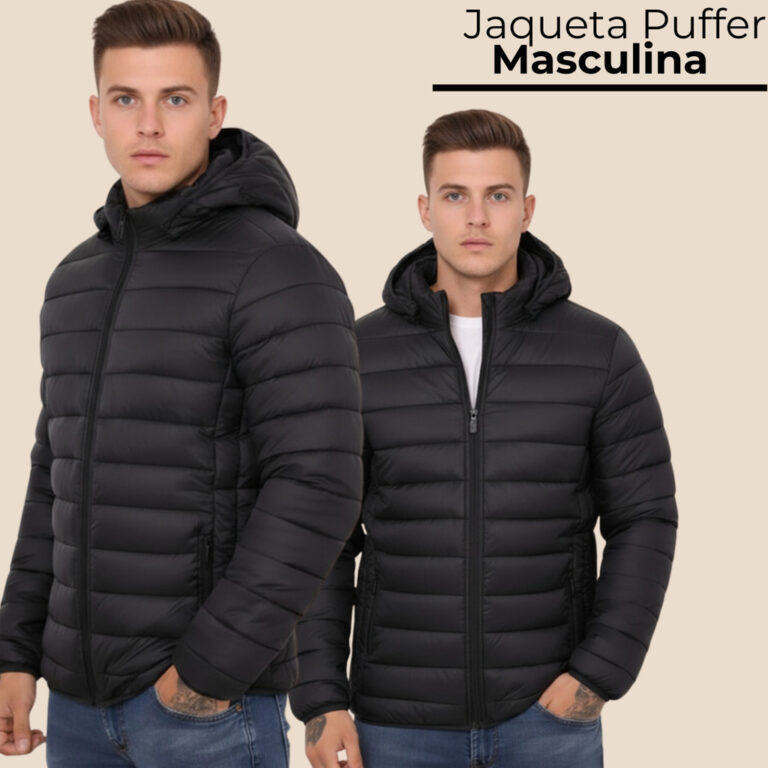 Jaqueta Puffer De Frio Intenso Blusa Impermeável 