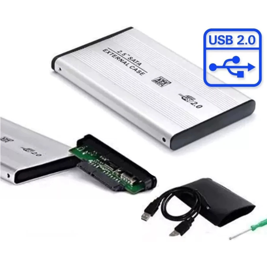 Case HD Gaveta Externa usb 2.0 para Hd Sata Notebook 2.5 Bolso Pc Notebook COD