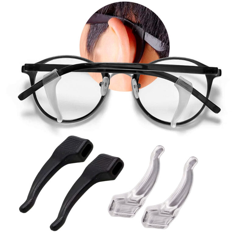 Trava Óculos Antiderrapante Silicone Kit Não Cai