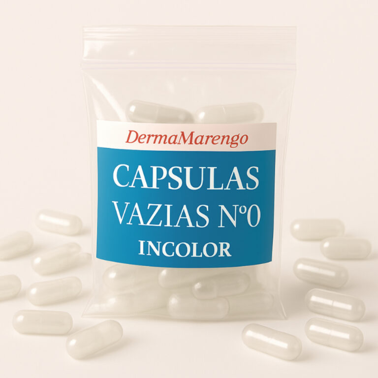 500 Capsulas Vazias De Gelatina Incolor N° 0