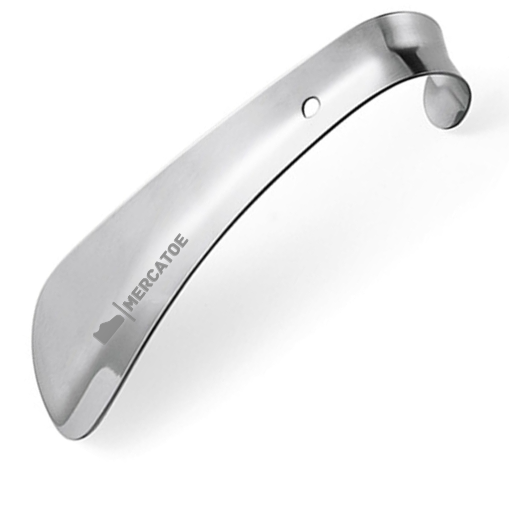 Calçadeira 16cm Aço Inox para Sapatos | Sandálias | Tênis – Idosos Obesos Grávidas MERCATOE SIMPLE