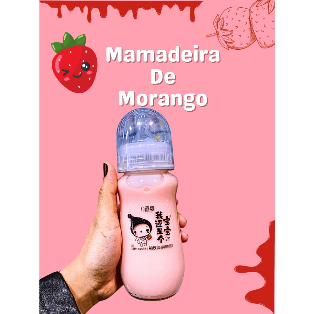 Mamadeira de Vidro Iogurte Diversos Sabores Yonsei Chuyin Importada 280ml