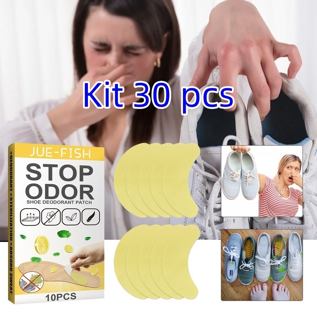 Kit Adesivos Com 30unidades Desodorante Para Sapatos Fresco