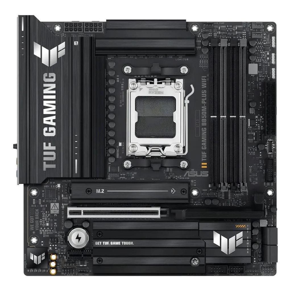 Placa Mãe Asus TUF Gaming B850M-PLUS WIFI, Chipset B850, AMD