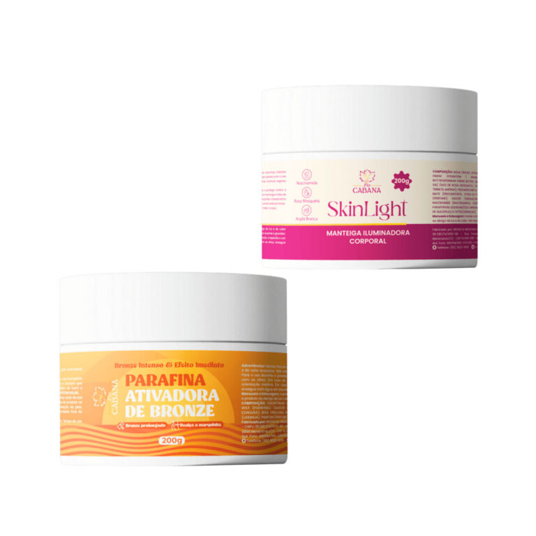 Kit Parafina Bronze + Manteiga SkinLight Fio Caban
