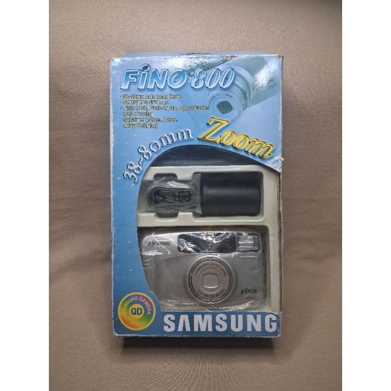 Câmera Analógica Compacta Automática Samsung Fino 800 Impecável na Caixa