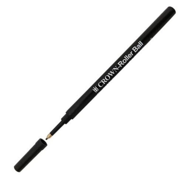 Carga crown p rollerball tipo sheaffer preta blist