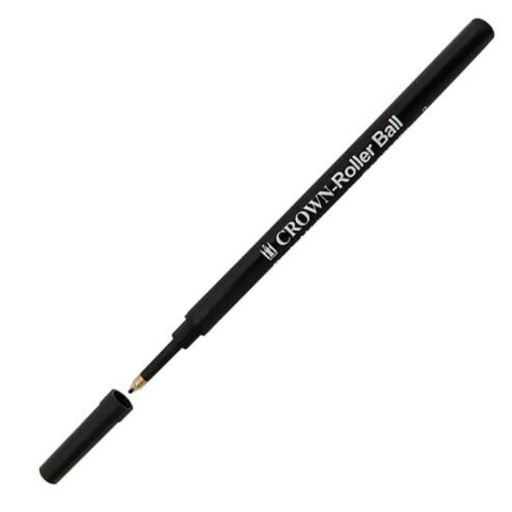 Carga crown p rollerball tipo sheaffer preta blistada ca22007p