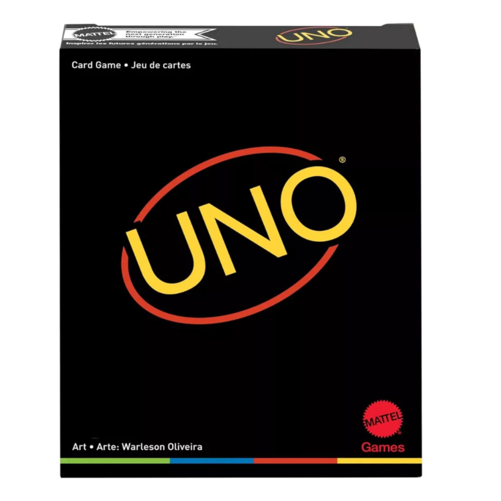 UNO Preto Minimalista Edição Limitada Design Exclusivo e Clássico –  Mattel