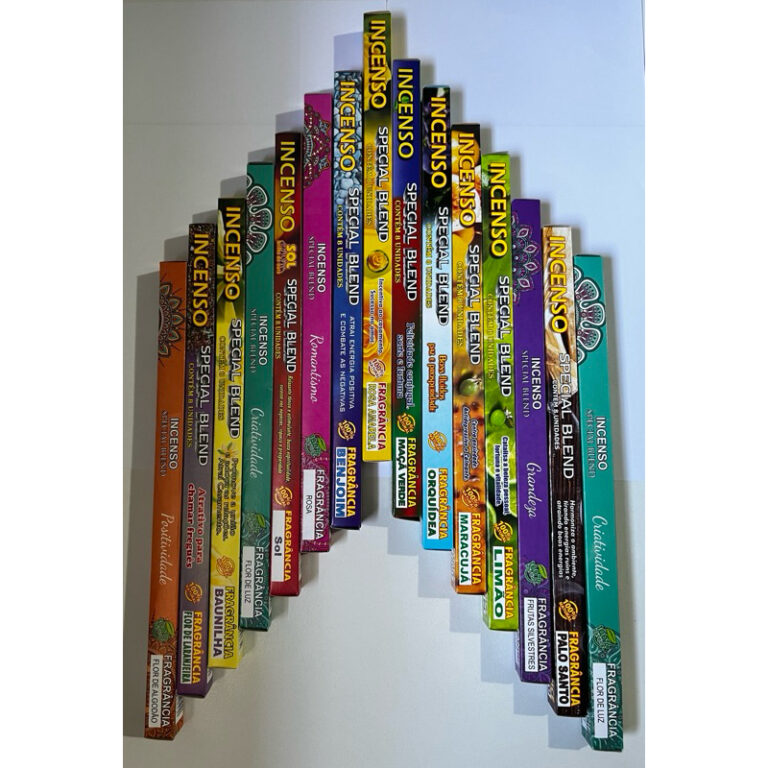 Kit com 15 caixas de Incensos Aromáticos  Véu Ar