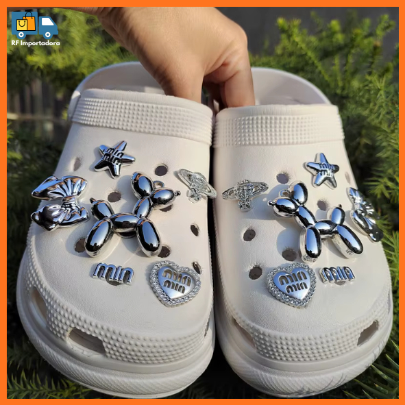 Kit 12 Unidades Botton Charm Pingente Compatível 