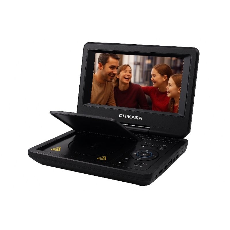 DVD Player Portatil Com Tela 7 REPRODUTOR DE CD MP3, CONECTA NA TV E CAIXA DE SOM, DVD FILMES CLIPES