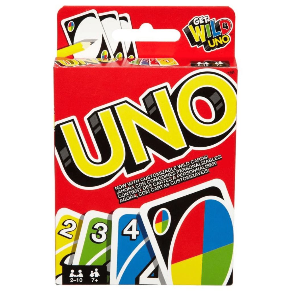 UNO Jogo de Cartas Edição Clássica  Baralho de Alta Qualidade com Cartas Personalizáveis