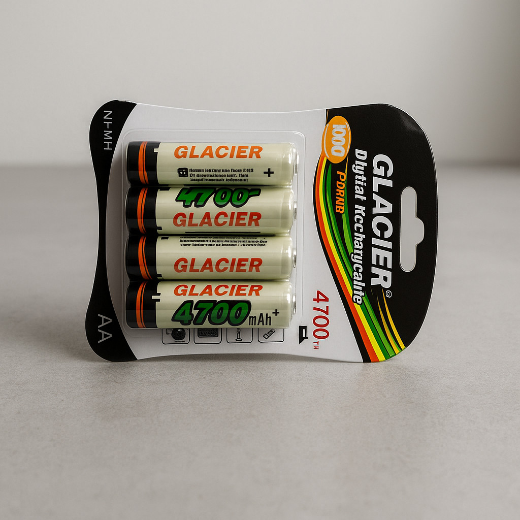 Kit 4x Pilhas Recarregáveis AA/AAA  Alta Capacidade 4700mAh, Econômicas e Duráveis