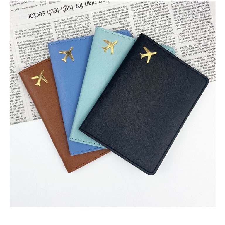 Porta Passaporte Carteira De Viagem De Couro PU Ca