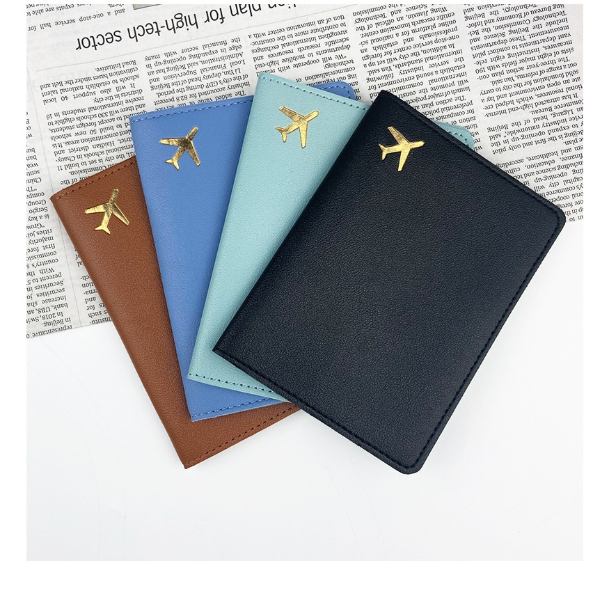 Porta Passaporte Carteira De Viagem De Couro PU Capa Para Vários Cartões Documentos