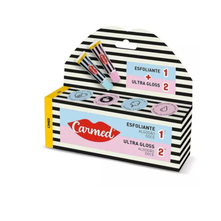 Carmed SOS Lábios 2 em 1 Algodão Doce Esfoliante