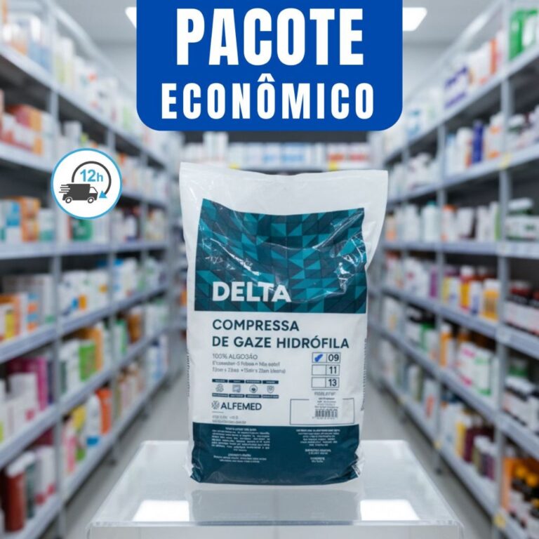 Pacote Compressa De Gaze 500 Unidades 13 Fios 9 Fi