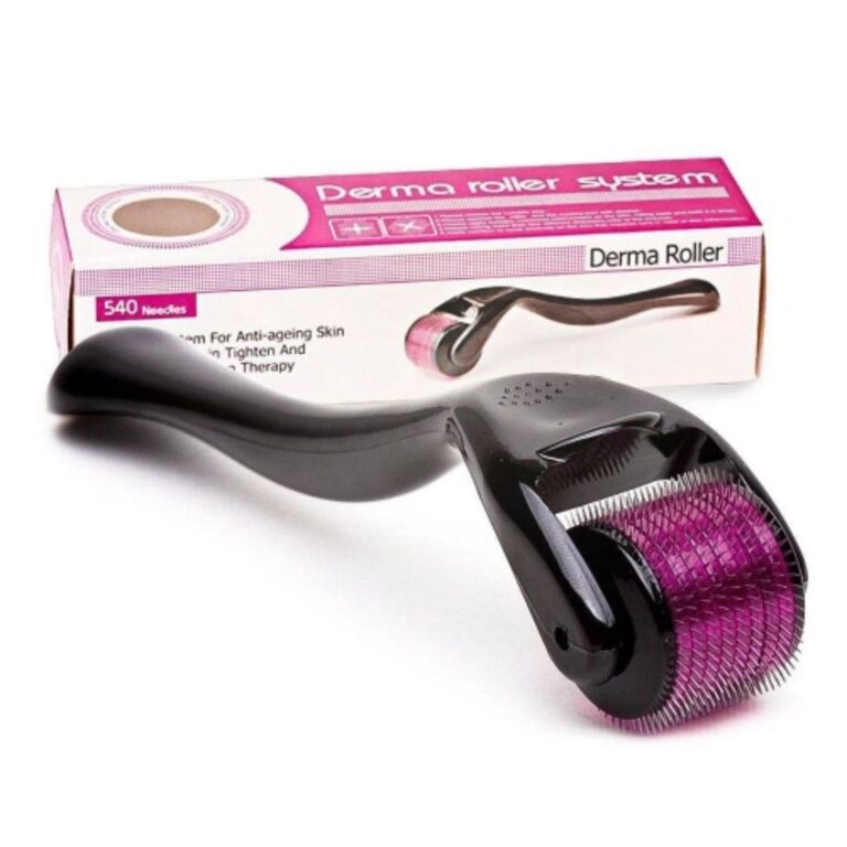 Dermaroller 1mm com Microagulhas Rolo Anti-Rugas F