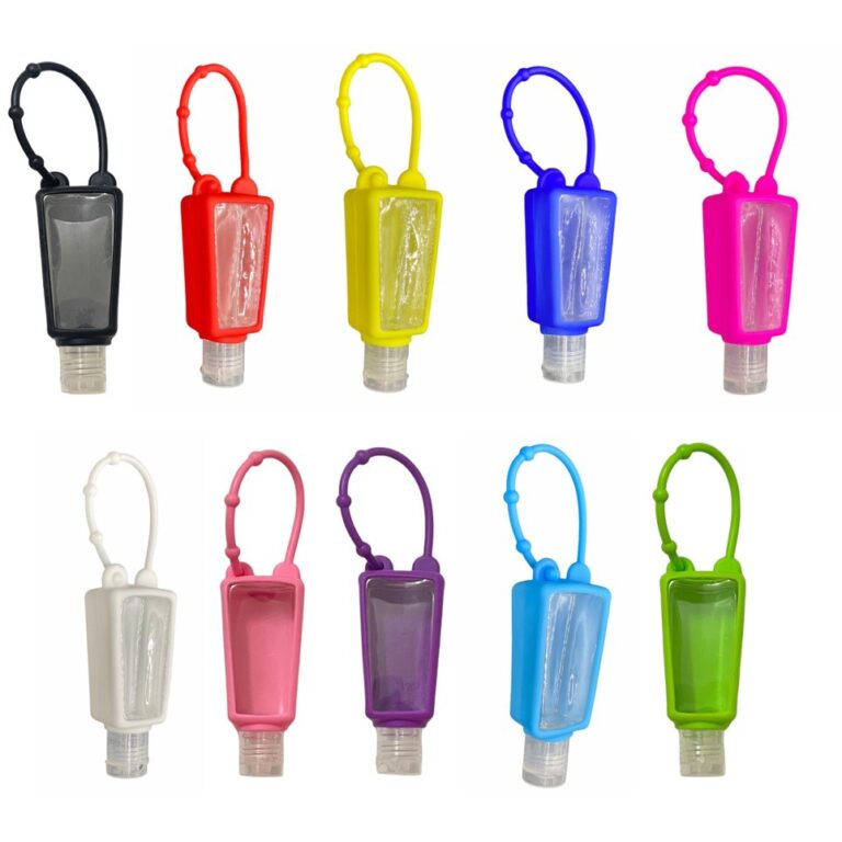 Frasco para Álcool Gel com Suporte De Silicone Bo