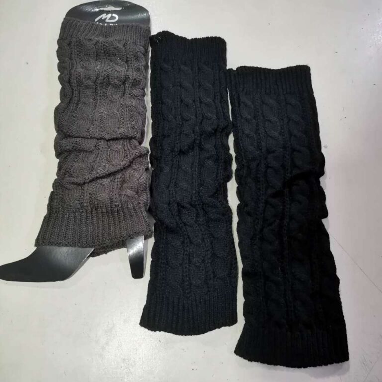 Polaina De Lã Feminina Tricotada Para Frio Joelho