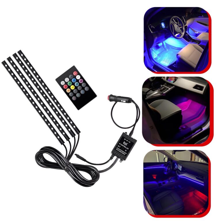 Kit Para Iluminação Interior Carro Luz Led Neon 