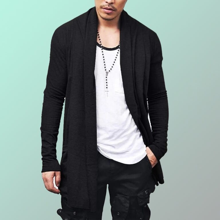 Blazer Cardigan Masculino Estilo e Moderno Fashion