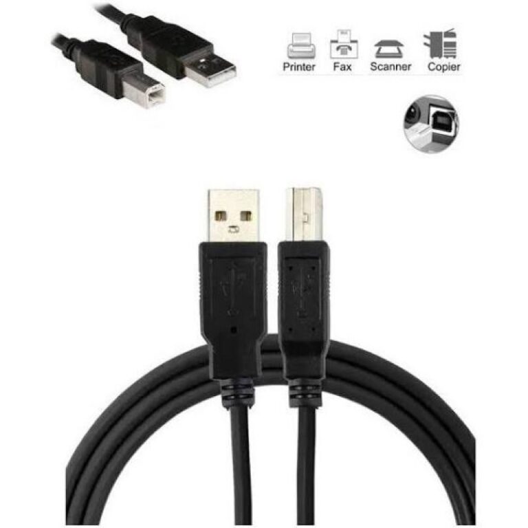 Cabo de Impressora USB 2.0 AM / BM 1.8 Metros