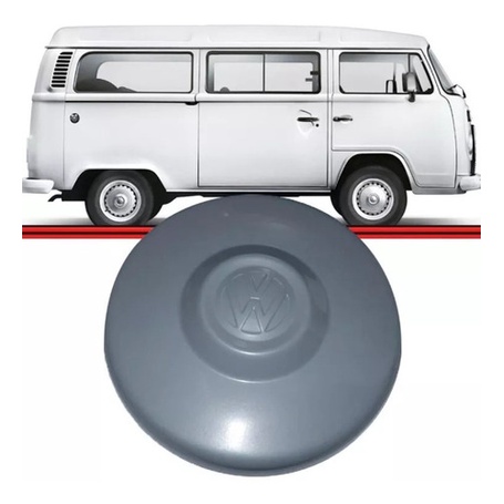 Calota Kombi Clipper Diesel Cinza Plástico