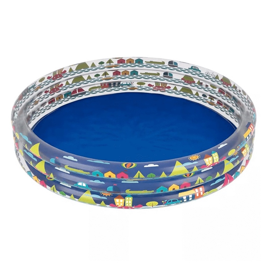 Piscina Banheira Inflável Infantil Redonda 450 Li