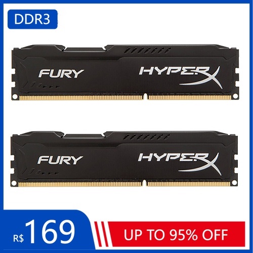 Kingston HyperX Fury DDR3 8GB RAM DIMM Memória pa