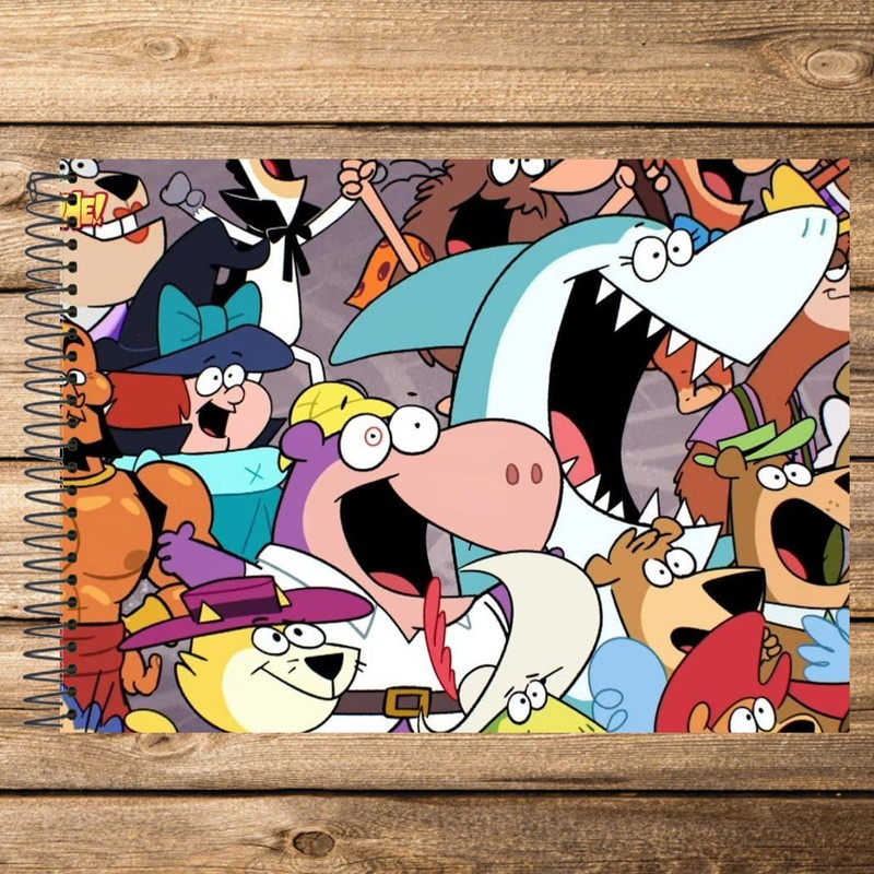 Caderno Desenho Espiral 96 Folhas Jellystone