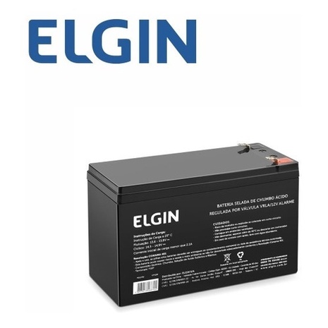 BATERIA 12v ELGIN SELADA CERCA ÉLETRICA ALARME