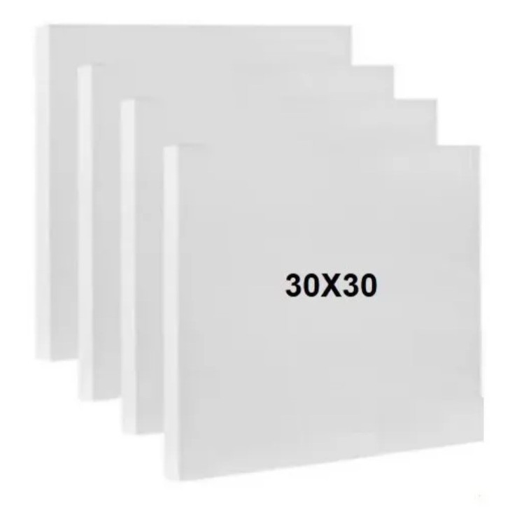 Tela Para Pintura 30x30cm – 01 Unidade Arte 