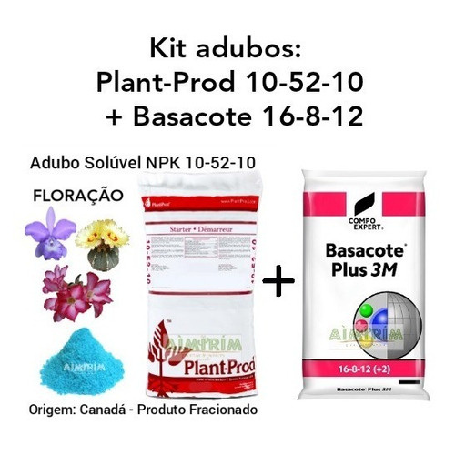 Kit Adubo Solúvel P Floração Plant Prod (150g) 