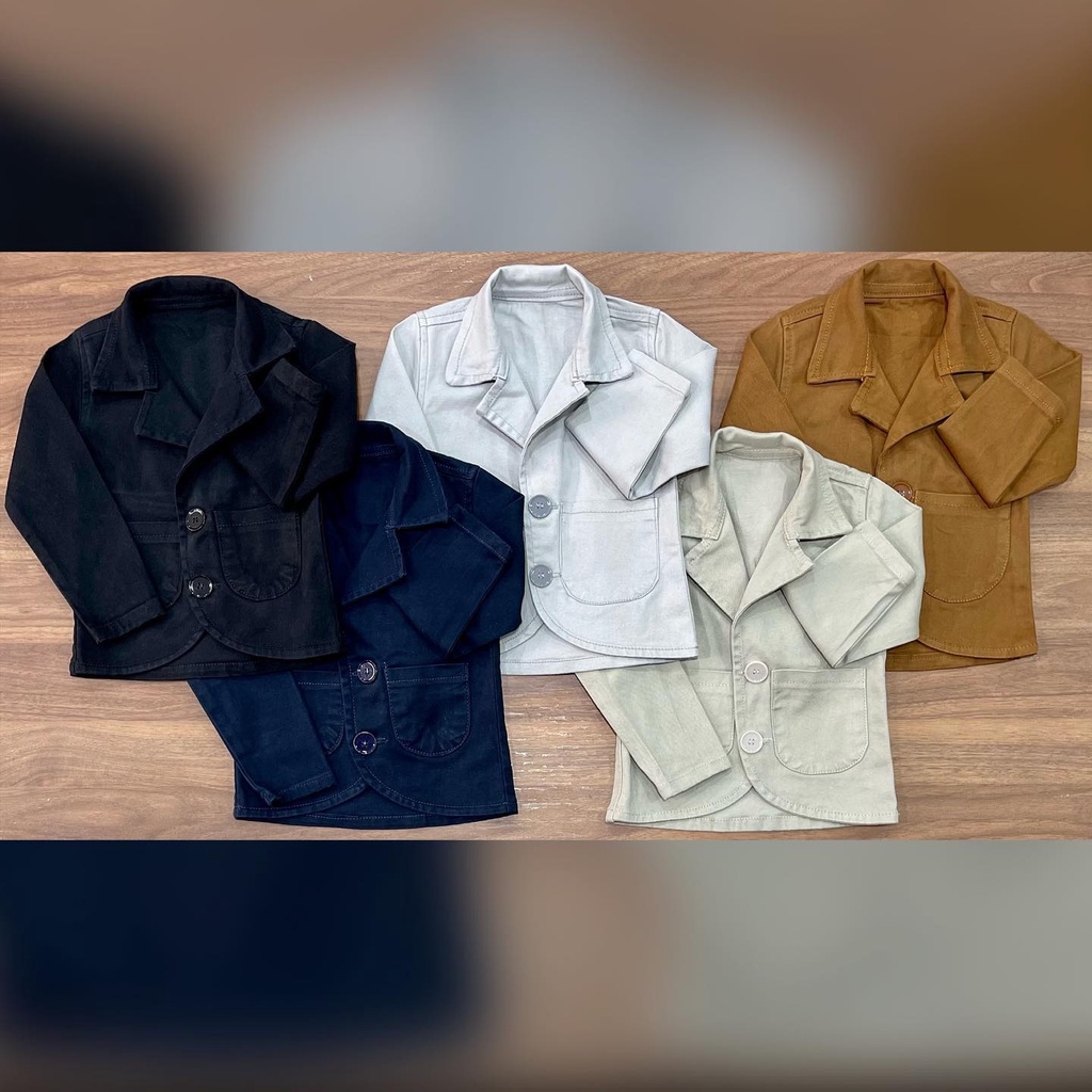 Roupa Menino Infantil Blazer Sarja Várias Cores