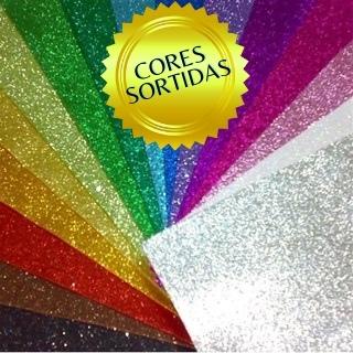 Placas De Eva Dubflex com Glitter 40×48 ̵
