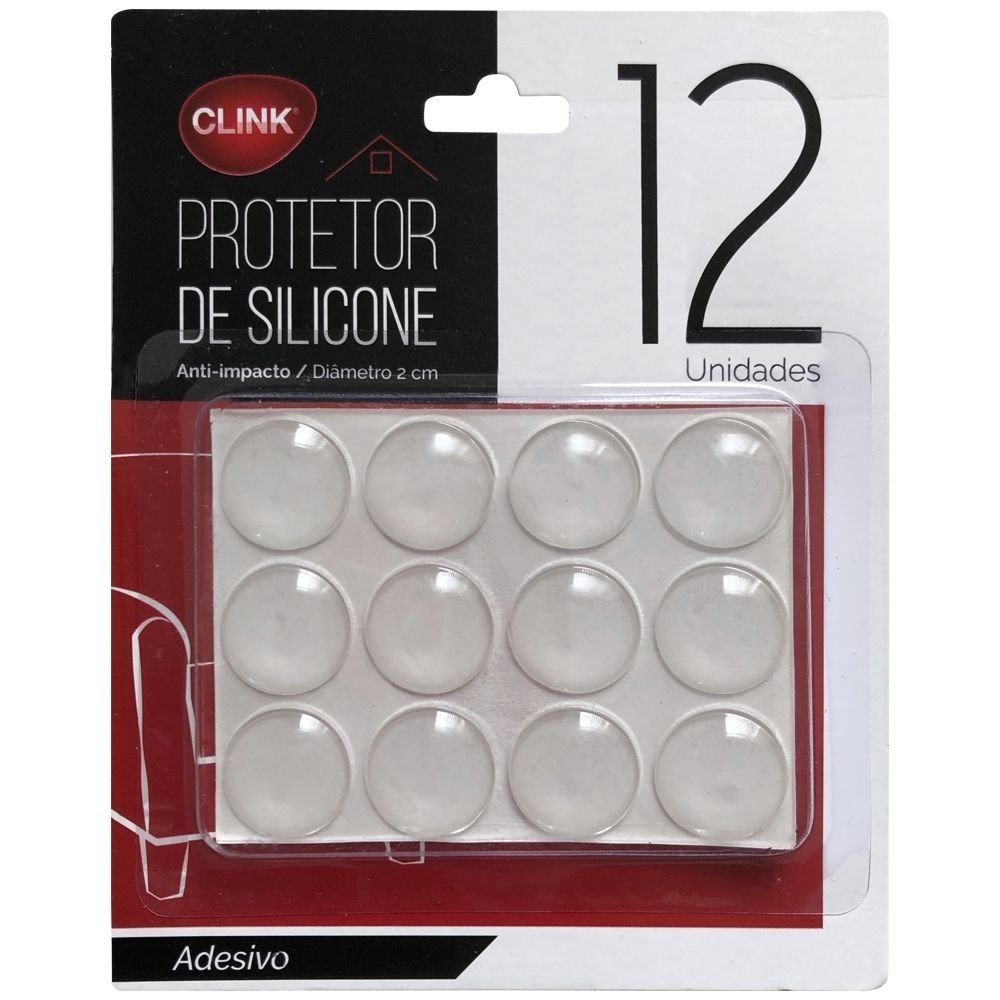 Protetor Adesivo Silicone Anti-Impacto Redondo 20 