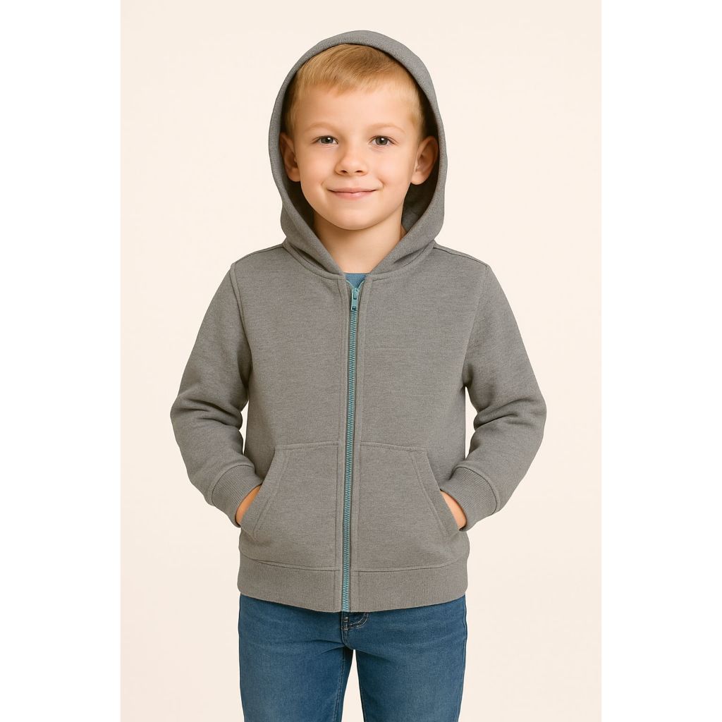 Jaqueta Infantil Colegial Cinza – Envio Ráp