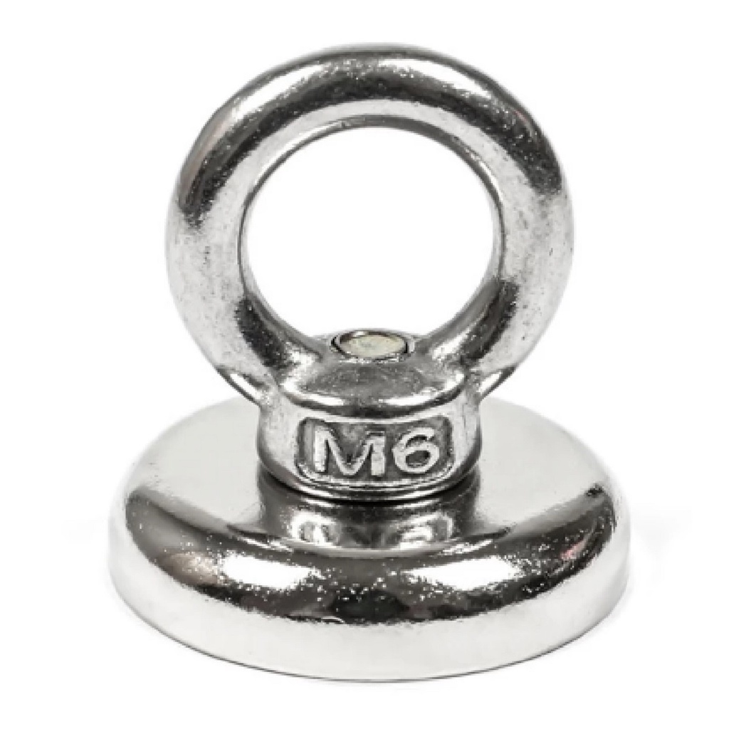 Imã Neodímio Super Forte D36 Mm Pesca Magnética