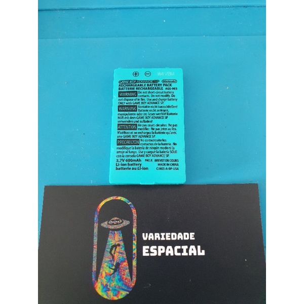 Bateria Game Boy Advance SP